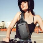 Anti-Theft Sling Bag, USB Shoulder Bag, Men's Travel Crossbody
