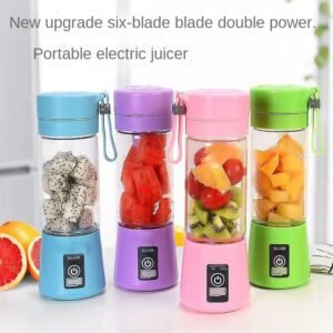 Electric Mini Juice Shake Blender Portable Mini Whirlwind Juice Cup Charging Mini Edition Fruit Juice Machine 6 Blades