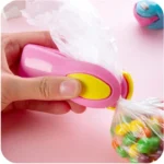 Mini Portable Heat Sealing Machine – Vacuum Food Sealer, Impulse Bag Sealer, Plastic Bags Sealing Tools (100 Pcs)