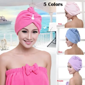 Towel Hair Dry Hat Cap