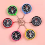 Mini Outdoor Compass Keychain