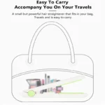 Mini Pro Salon Hair Curler & Straightener - Portable Hair Styling Tool for Gifts and Party Favors