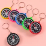 Mini Outdoor Compass Keychain
