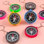 Mini Outdoor Compass Keychain