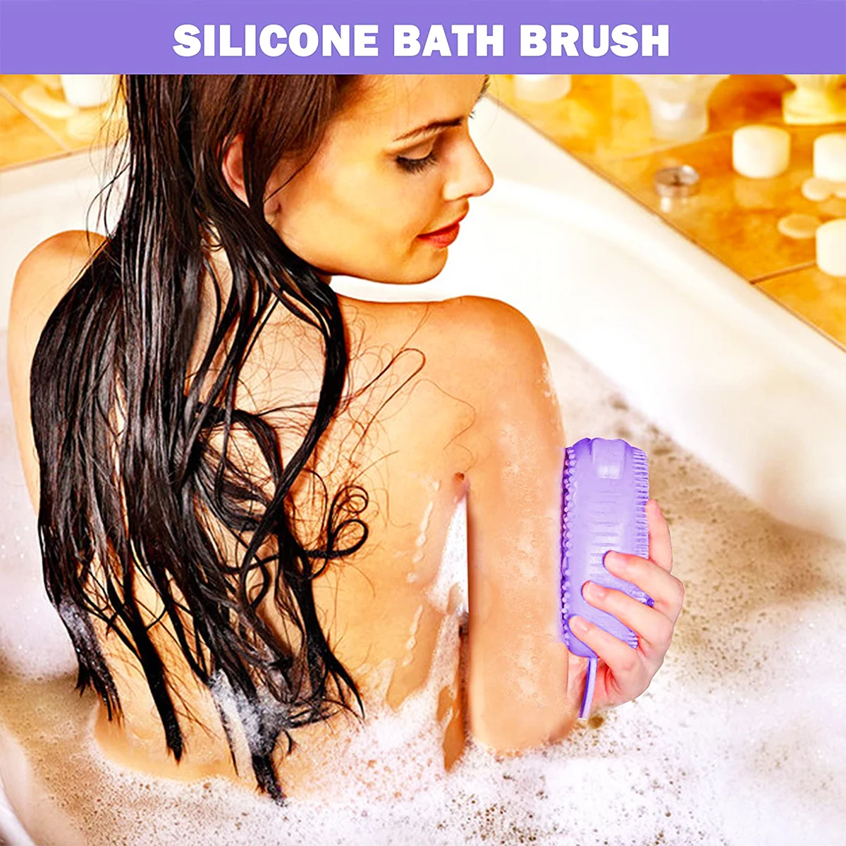 Silicone Bubble Bath Brush