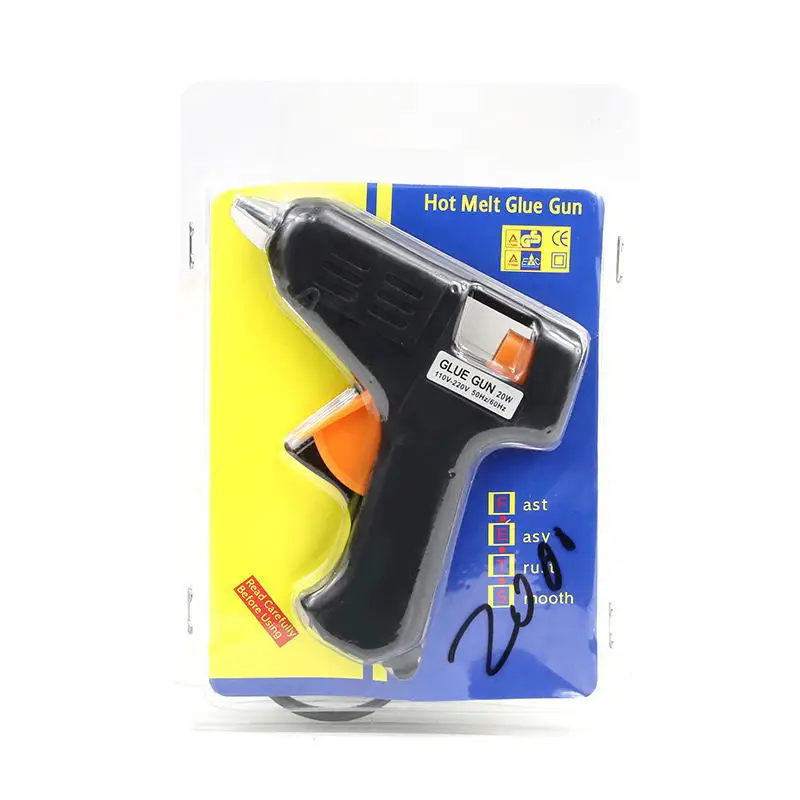 20W Mini Hot Melt Glue Gun with Bracket & Switch – High Temp Electric Glue Gun for Home DIY, Crafting, and Repairs