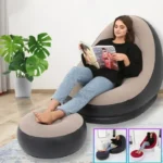 Fashion Inflatable Sofa With Foot Rest
