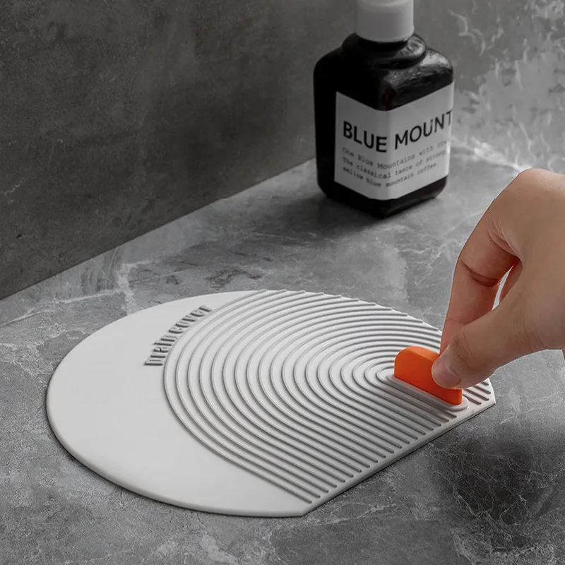 Soft PVC Floor Drain Cover – Anti-Odor Deodorant Pad for Kitchen, Bathroom, and Toilet