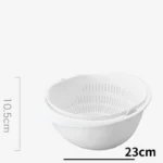 Double Drain Basket Bowl