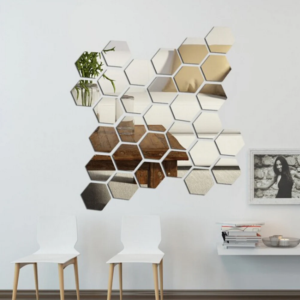 3D Acrylic Mirror Wall Sticker