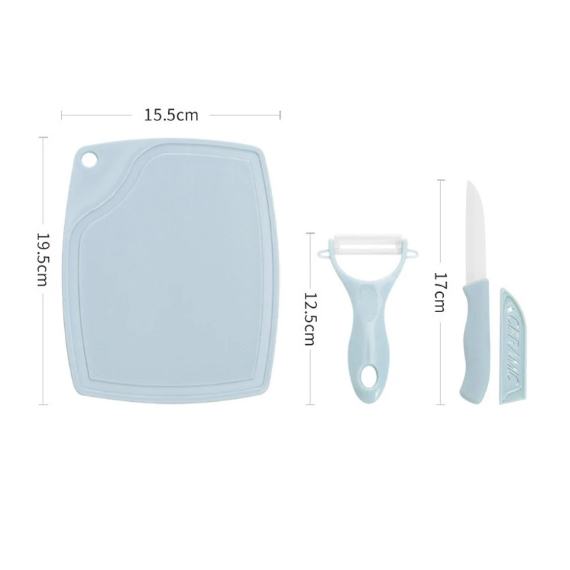 Knife Set With Cutting Board