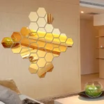 3D Acrylic Mirror Wall Sticker