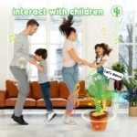 Dancing Cactus Talking Toy – Interactive Plush, Singing & Recording USB Gift for Kids at genuineproduct247.com