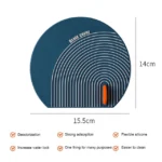 Soft PVC Floor Drain Cover – Anti-Odor Deodorant Pad for Kitchen, Bathroom, and Toilet