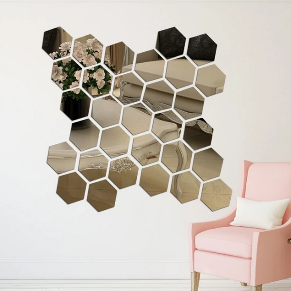 3D Acrylic Mirror Wall Sticker