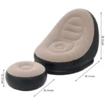 Fashion Inflatable Sofa With Foot Rest at genuineproduct247.com