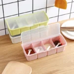 4 Jar Seasoning Storage