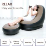 Fashion Inflatable Sofa With Foot Rest