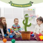 Dancing Cactus Talking Toy – Interactive Plush, Singing & Recording USB Gift for Kids at genuineproduct247.com