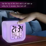 Cube LED Alarm Clock