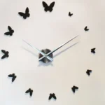 Wall Clock Butterfly Design