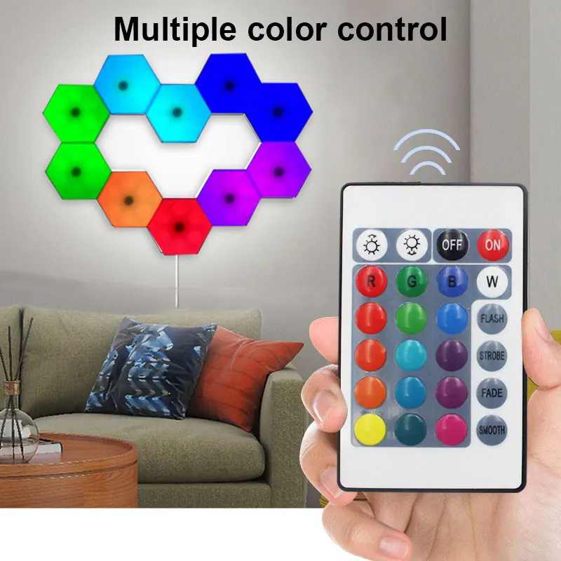 3 Pcs LED Light With Remote Control