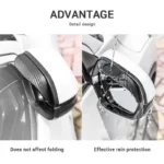 2Pcs Universal Mirror Rain Guard