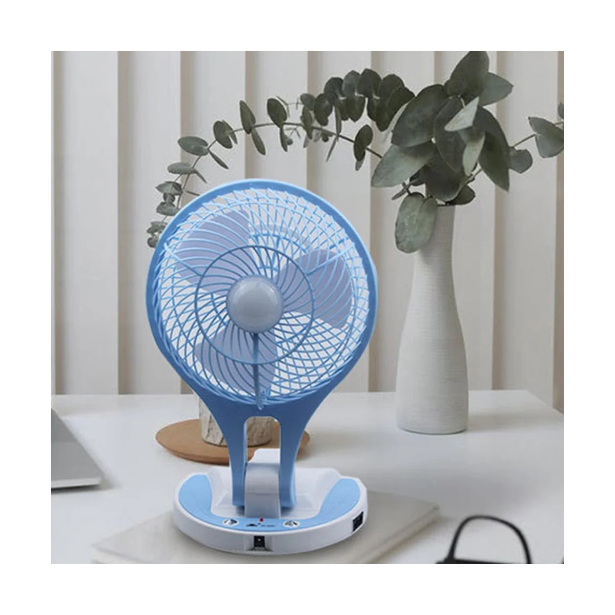 Rechargeable Fan with LED Light