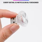 2 PCS USB Car Atmosphere Light