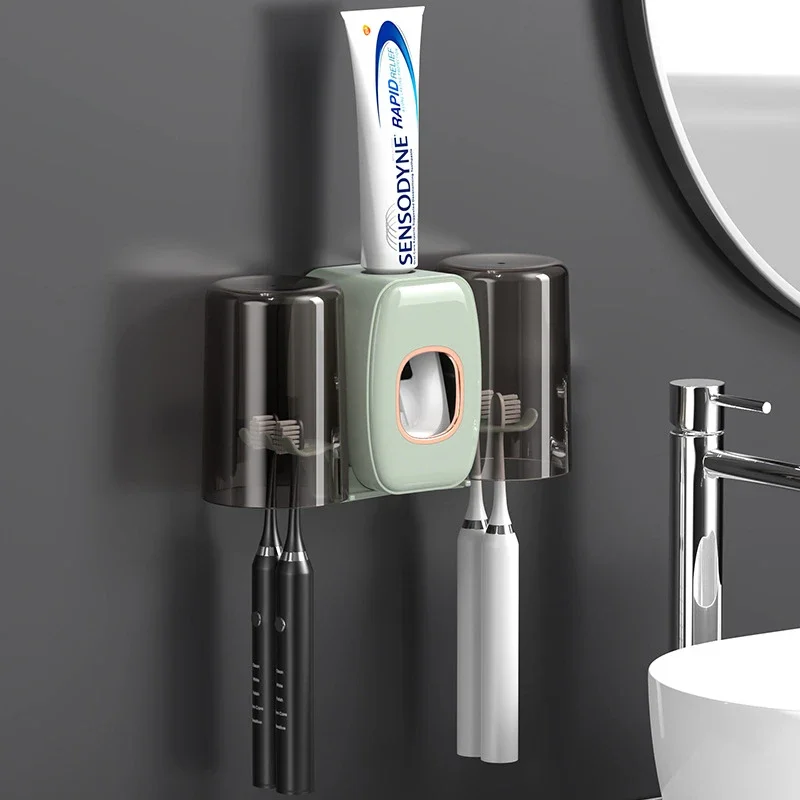 Toothpaste Dispenser With Cups