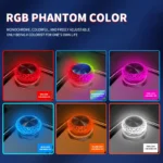 2 PCS USB Car Atmosphere Light