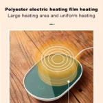 Porcelain Heat Mug With USB