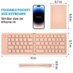 Folding Bluetooth keyboard