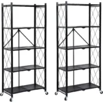 5 Tier Foldable Metal Rack