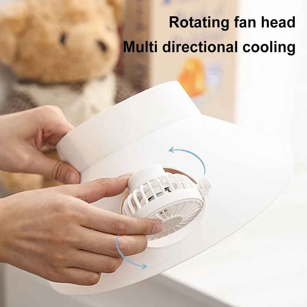 Rechargeable Cooling Face Cap