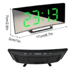 LED Alarm Clock Mirror