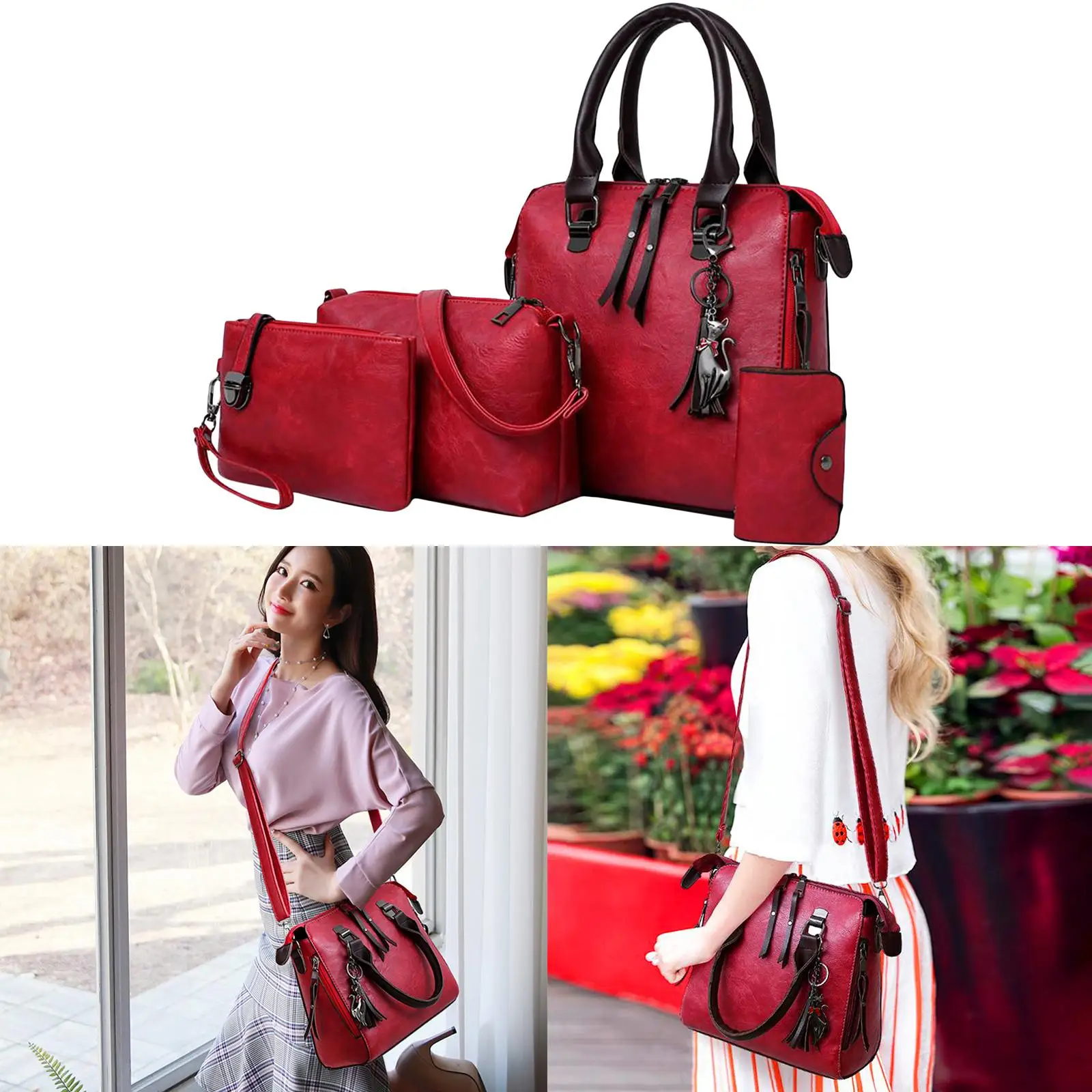 Ladies Handbag Combo Set