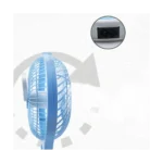 Rechargeable Fan with LED Light