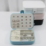Portable Round Jewelry Storage Box