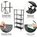 5 Tier Foldable Metal Rack
