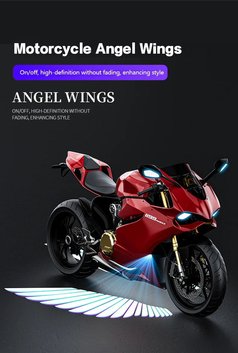 Angel Wing Light for Bike