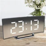 LED Alarm Clock Mirror