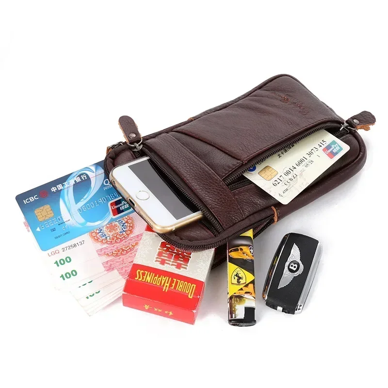 Waterproof Leather Belt Pouch