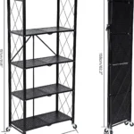 5 Tier Foldable Metal Rack