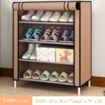 5 Layer Shoe Rack with Cover