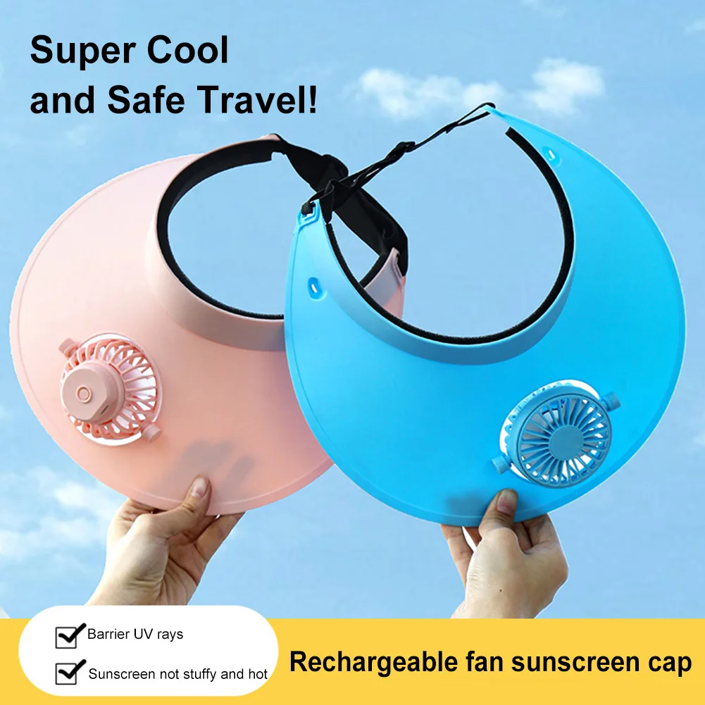 Rechargeable Cooling Face Cap