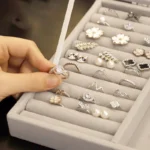 Velvet Jewelry Organizer Display