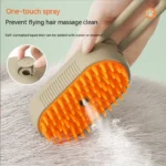Electric Pet Brush With Spray