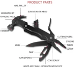 15 in 1 Claw Safety Hammer