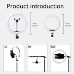 RGB LED Ring Light With Stand